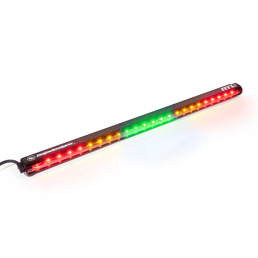 Baja Designs | Tail light | 30 Inch Light Bar RTL-G Solid Amber, Green Center, Flashing Amber Baja Designs | 103003