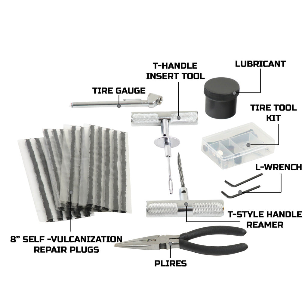 Up Down Air | Tire Valve Stem | Valve Stem Repair Kit 17 Piece Kit With Storage Box Up Down Air | 12129905