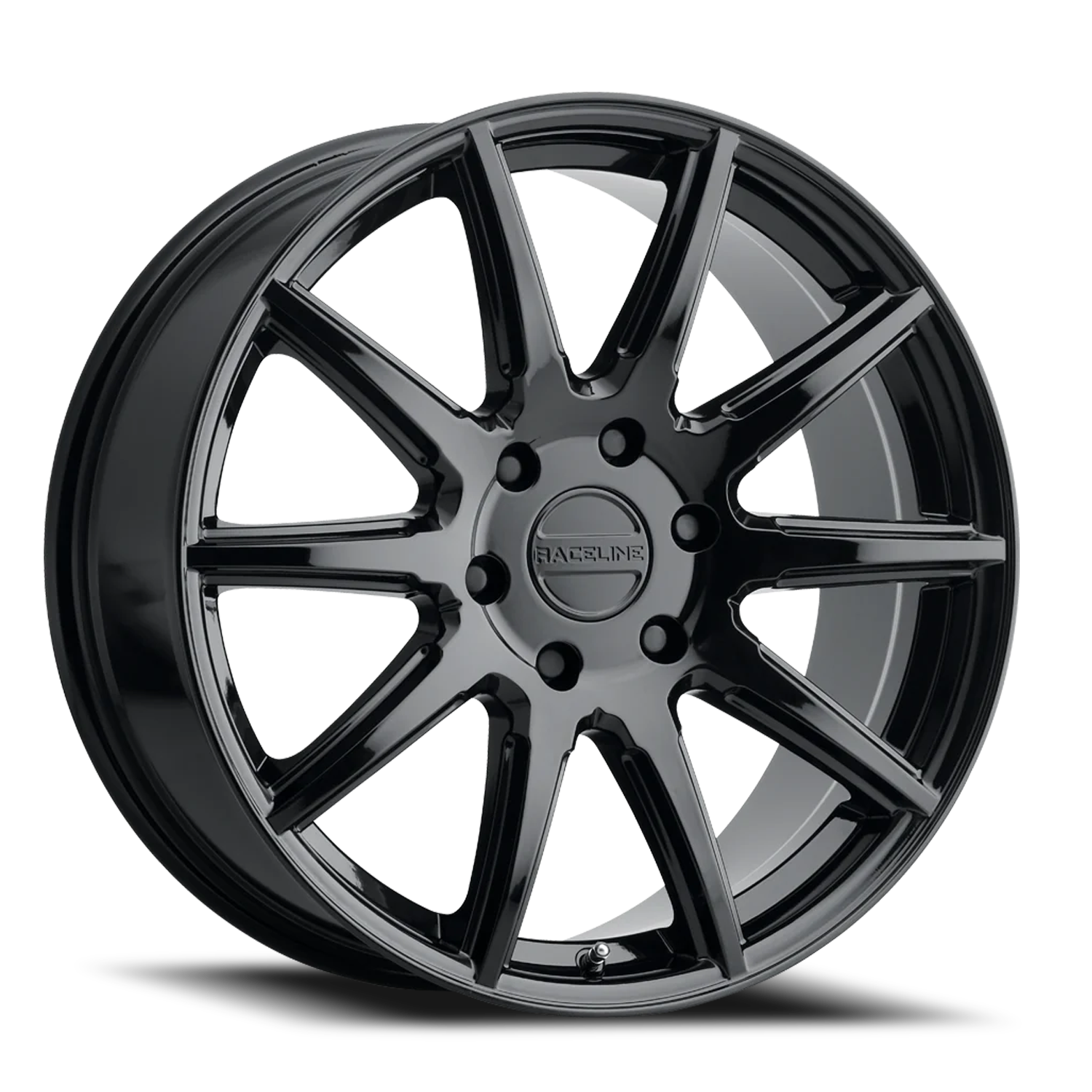 RACELINE | Aluminum Wheels | Aluminum Wheels 20x8.5 Spike 159 GB Gloss Black 15 Offset 5 on 139.7 Bolt Pattern 106.5 Bore Raceline | 159B-28555+15