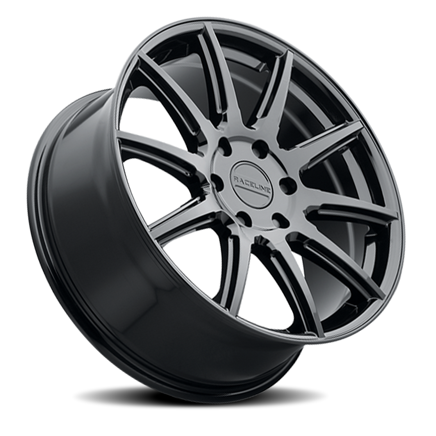 RACELINE | Aluminum Wheels | Aluminum Wheels 20x8.5 Spike 159 GB Gloss Black 15 Offset 5 on 139.7 Bolt Pattern 106.5 Bore Raceline | 159B-28555+15