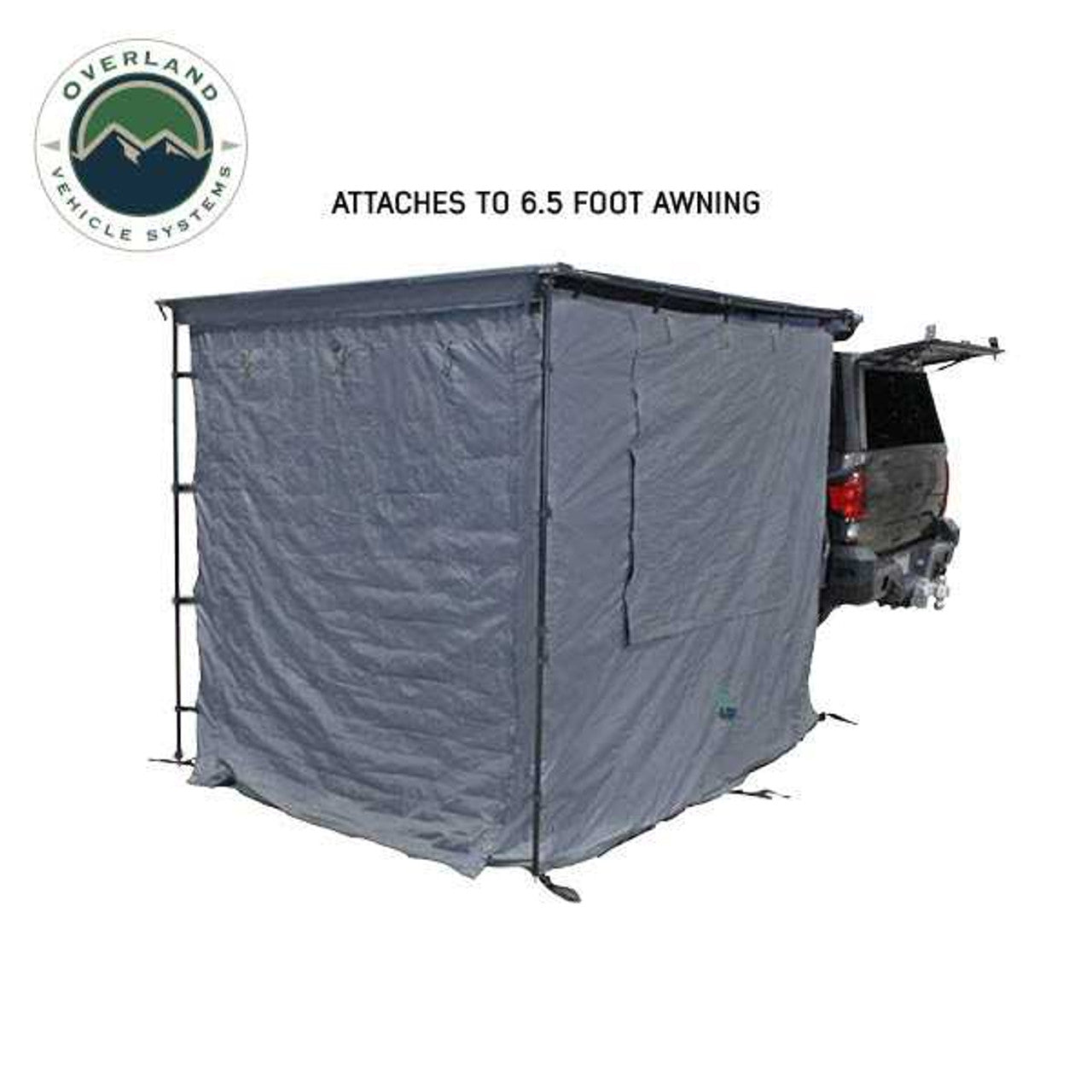 OVS | Tent Annex Room | HD Nomadic 2.0 Awning Room Enclosure, Grey Body, Green Trim (4 Walls and Floor) | 18089920