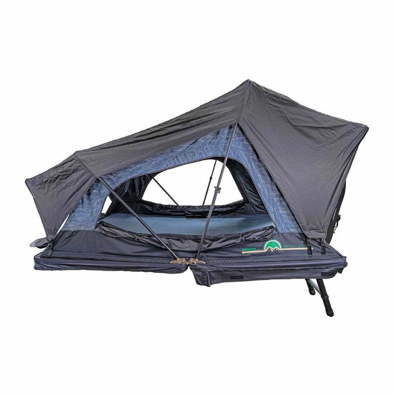 OVS | Roof Top Tent | XD Sherpa Solo - Soft Sided Roof Top Tent, 1 Person, Grey Body and Black Rainfly Overland Vehicle Systems | 18209901