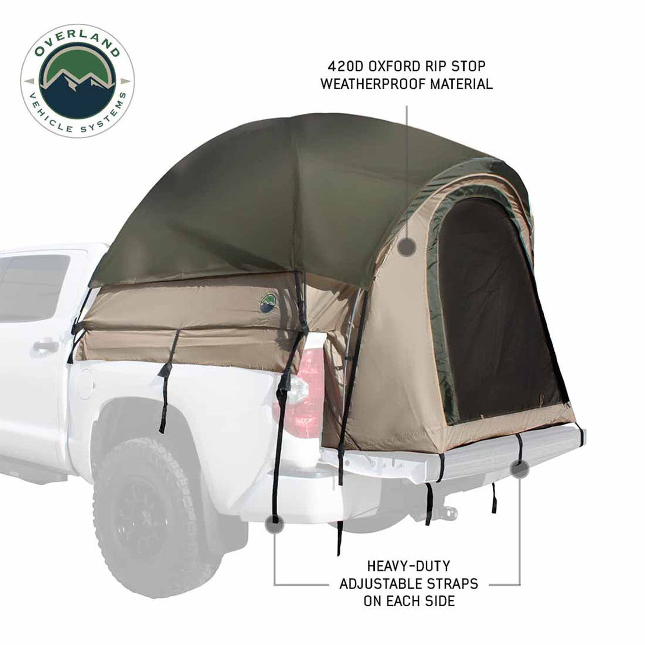 OVS | Tent | LD TACT Bed Tent, Tan Body & Green Rainfly | 18252540