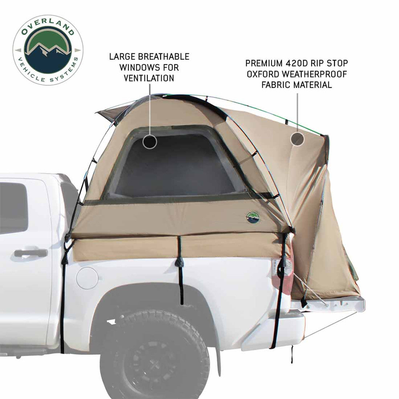 OVS | Tent | LD TACT Bed Tent, Tan Body & Green Rainfly | 18252540