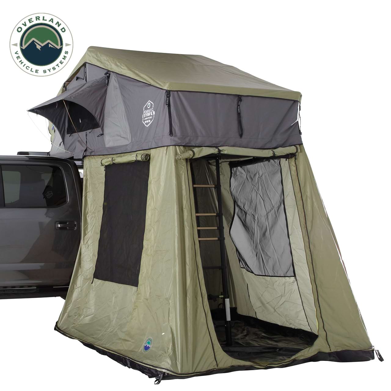 OVS | Tent Annex Room | HD Nomadic 3 Roof Top Tent Annex Green Base With Black Floor & Travel Cover | 18539936