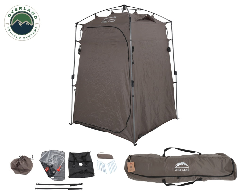 OVS | Tent Annex Room | OVS Portable Privacy Room with Shower, Retractable Floor and Amenity Pouches and More – Quick Set Up | 26019910