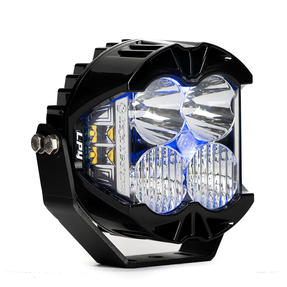 Baja Designs | LED Light Pods | LP4 Pro LED Auxiliary Light Pod Light Pattern Driving/Combo Blue Backlight Baja Designs | 290015