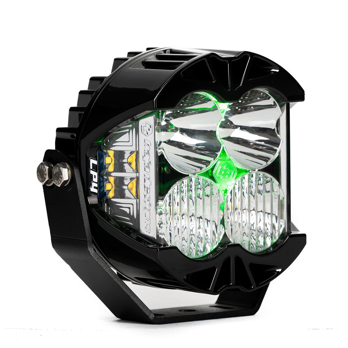 Baja Designs | LED Light Pods | LP4 Pro LED Auxiliary Light Pod Light Pattern Driving/Combo Green Backlight Baja Designs | 290016