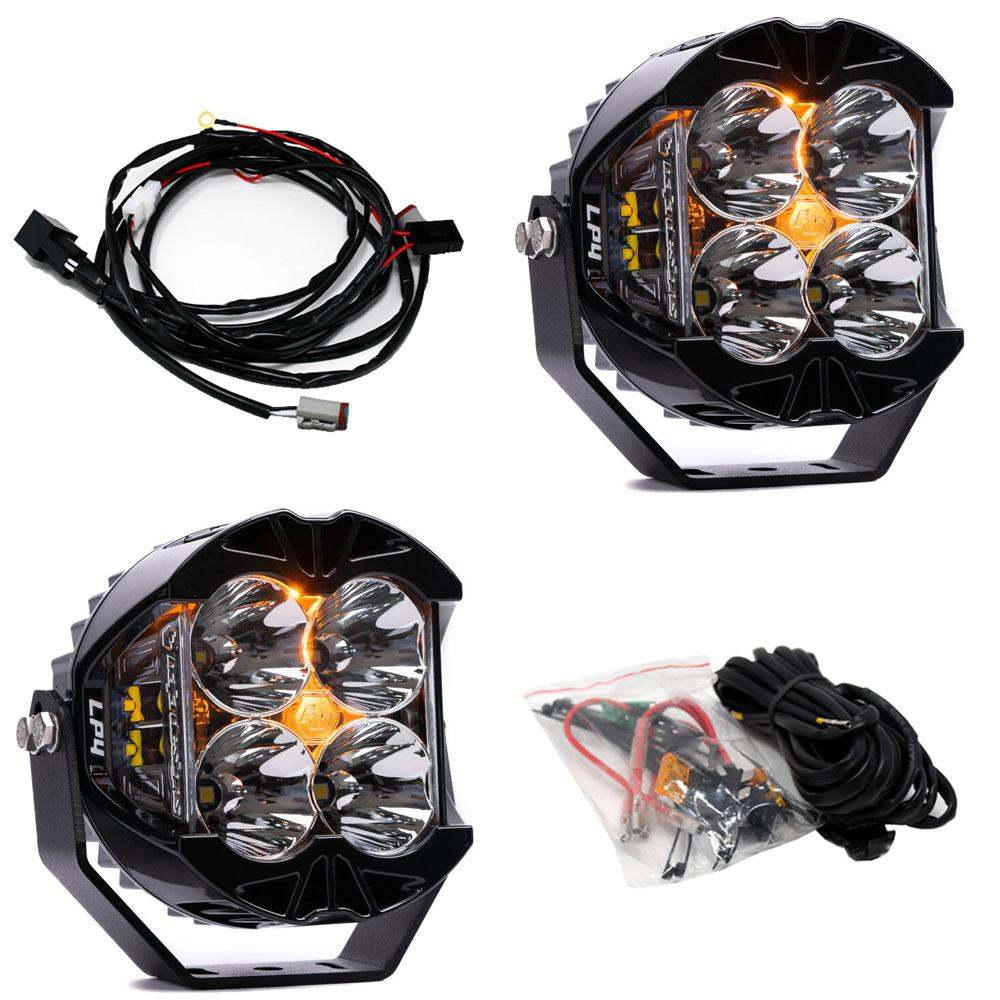 Baja Designs | LED Light Pods | LP4 Pro LED Spot Clear Lens Pair Baja Designs | 297801