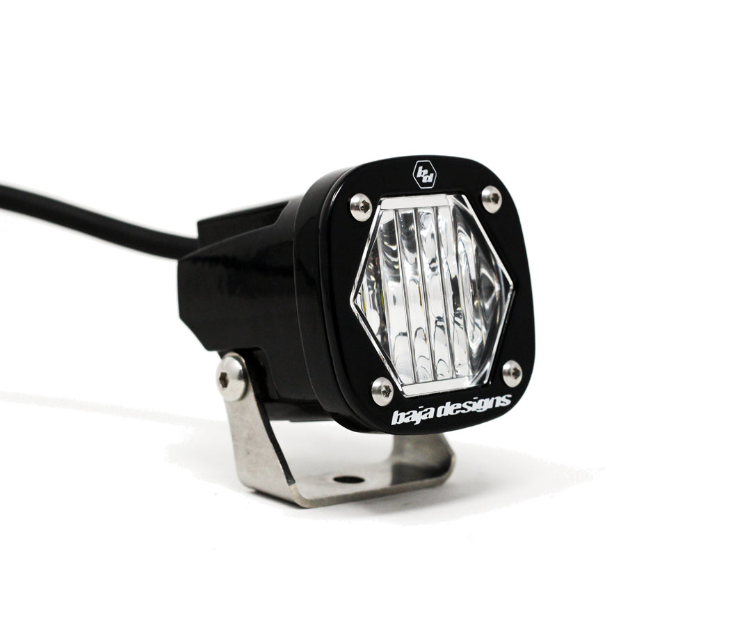 Baja Designs | LED Light Pods | S1 Wide Cornering LED Light with Mounting Bracket Single Baja Designs | 380005