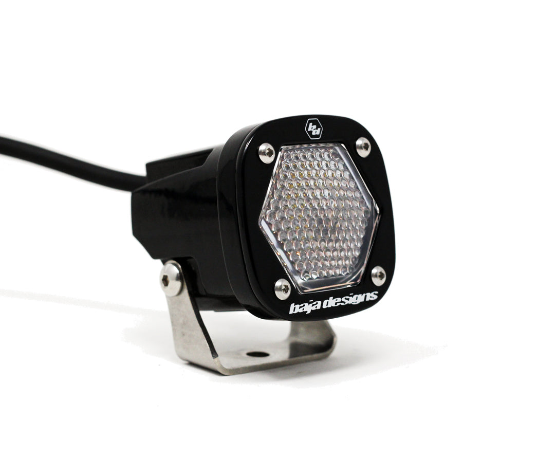 Baja Designs | LED Light Pods | S1 Work/Scene LED Light with Mounting Bracket Single Baja Designs | 380006