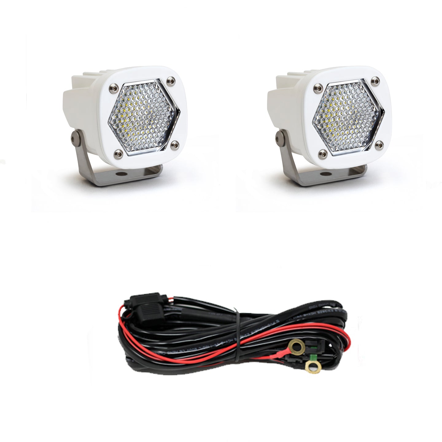 Baja Designs | LED Light Pods | LED Light Pods S1 Work/Scene White Pair Baja Designs | 387806WT