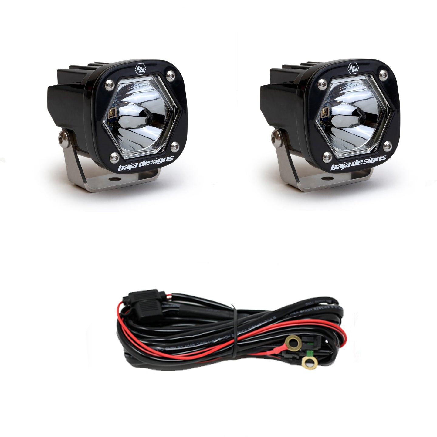 Baja Designs | LED Light Pods | LED Light Pods S1 Pair Spot Laser LED Backup Kit Baja Designs | 387807