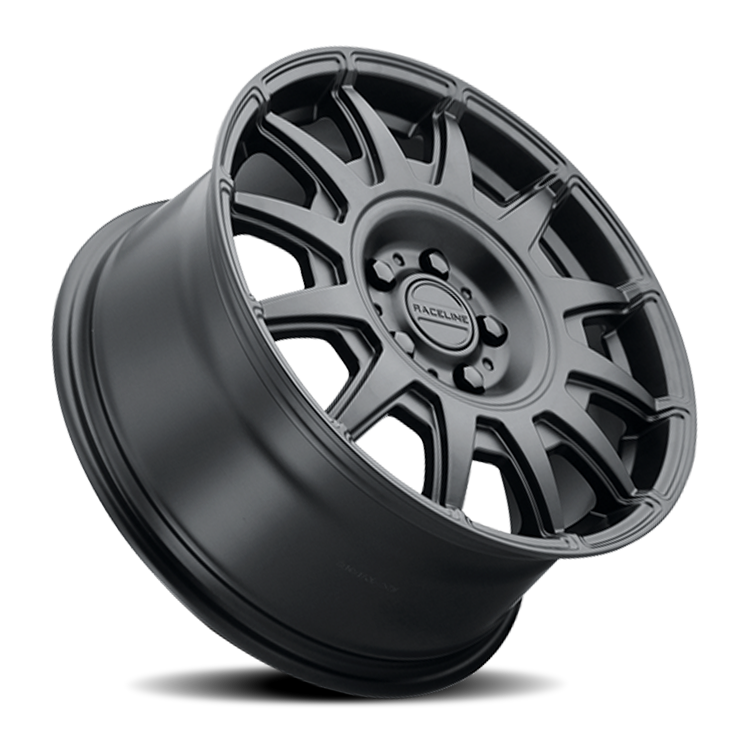 RACELINE | Aluminum Wheels | Aluminum Wheels 17x8 Aero 401B Satin Black Multi Spoke 40 Offset 5 on 100 Bolt Pattern 72.62 Bore Raceline | 401B-78016+40