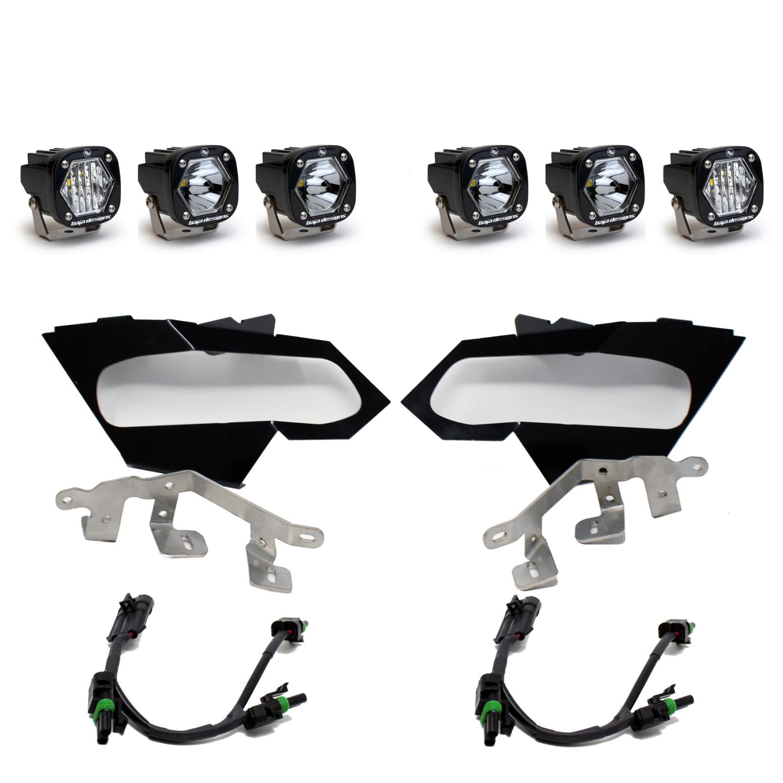 Baja Designs | Headlight Kit | Can-Am X3 Headlight Kit S1 Spot W/C Baja Designs | 447074