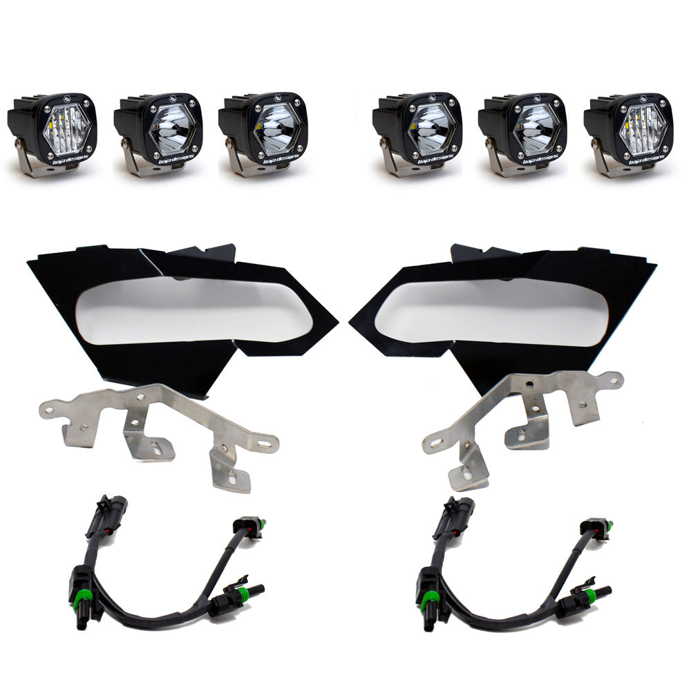 Baja Designs | Headlight Kit | Can-Am X3 Headlight Kit S1 Laser W/C Baja Designs | 447075