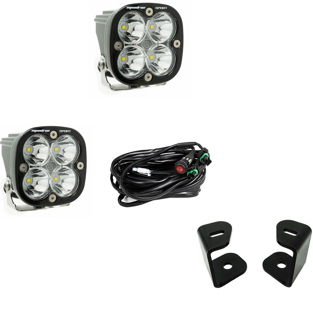 Baja Designs | A Pillar Light Mount | Dodge Ram 1500 09-19 A-Pillar Kit Squadron Sport Baja Designs | 447521