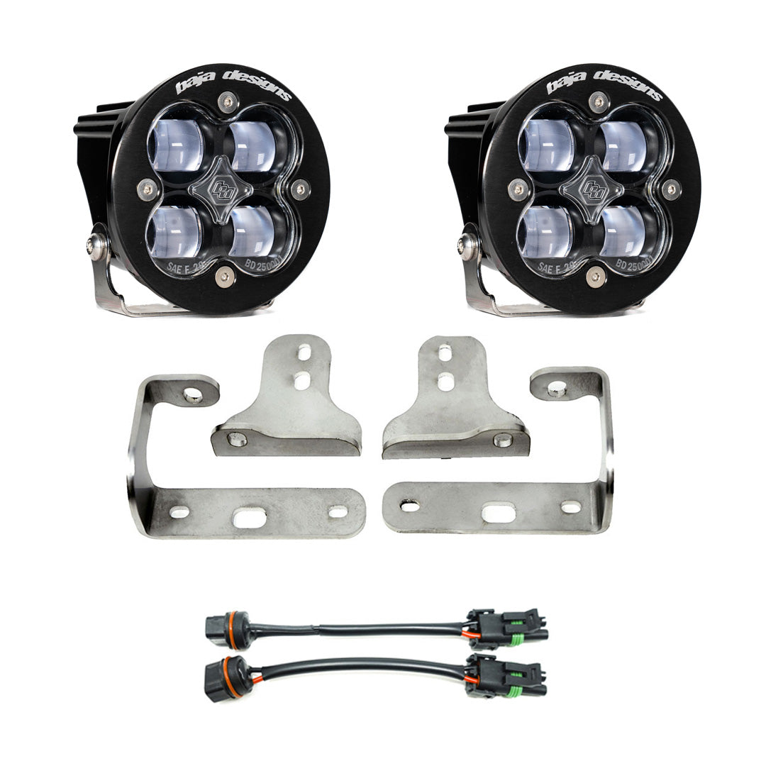 Baja Designs | Fog Lights | Jeep JL Fog Light Squadron-R SAE 18-Pres Wrangler JL Sport/Sport-S Fog Pocket Kit Baja Designs | 447622