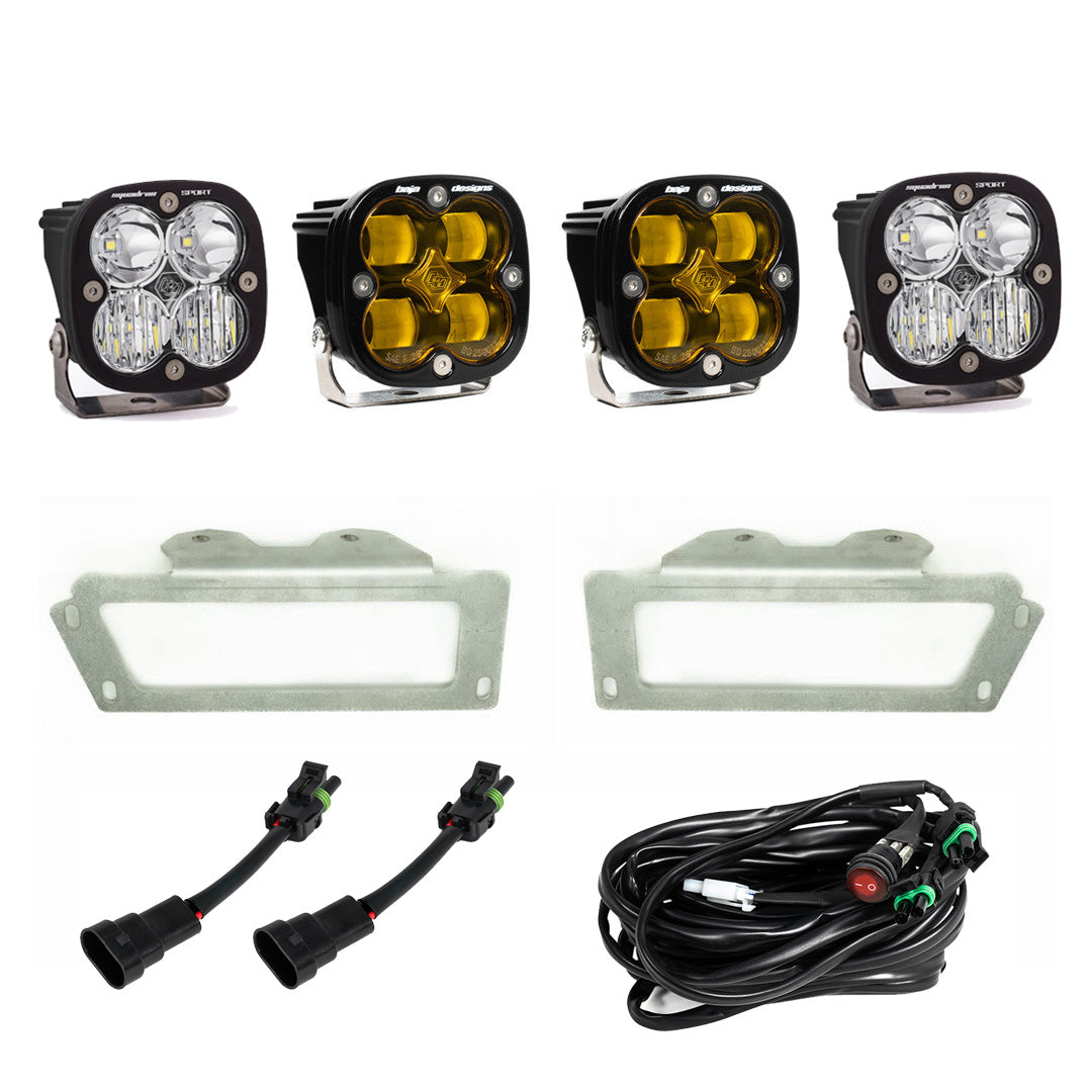 Baja Designs | Fog Lights | Ram 2500/3500 Fog Lights SAE Fog Pocket Kit Amber FPK 10-18 RAM 1500 09-12 Ram 2500/3500 Baja Designs | 447719