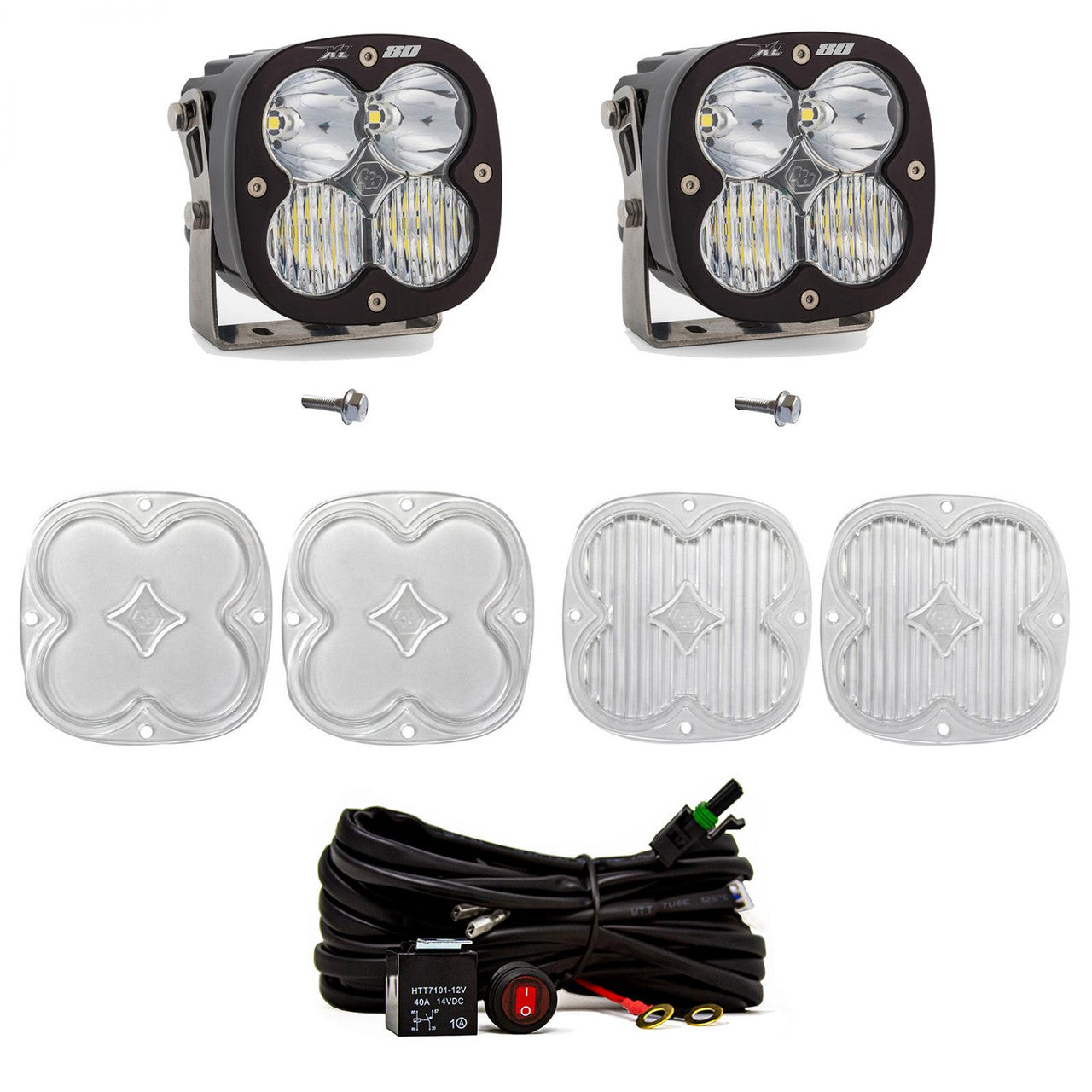 Baja Designs | A Pillar Light Mount | Bronco A Piller Light Kit 21-Up Ford Bronco XL80 D/Cr Baja Designs | 447751