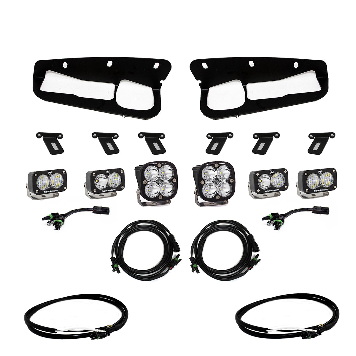 Baja Designs | Fog Lights | Bronco Fog Pocket Kit 21-Up Ford Bronco Sportsmen w/Upfitter Baja Designs | 447760UP