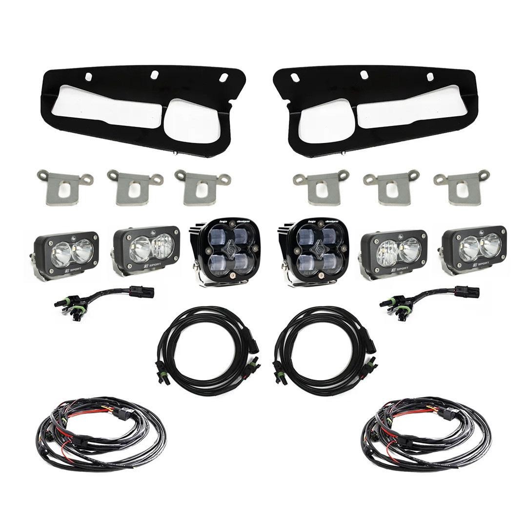 Baja Designs | Fog Lights | Bronco Clear SAE Fog Pocket Kit 21-Up Ford Bronco Baja Designs | 447761