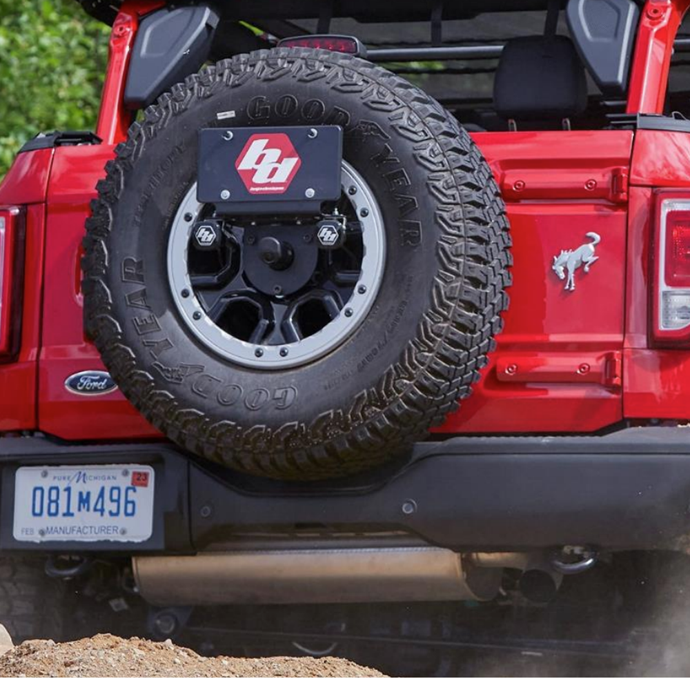 Baja Designs | License Plate | Bronco Dual S1 W/C Reverse Kit 21-Up Ford Bronco Baja Designs | 447766