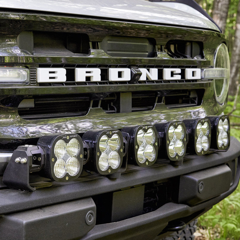 Baja Designs | LED Light Bars | 6 XL Linkable Light Bar Kit Plastic Bumper Mount 21-Up Ford Bronco Baja Designs | 447768