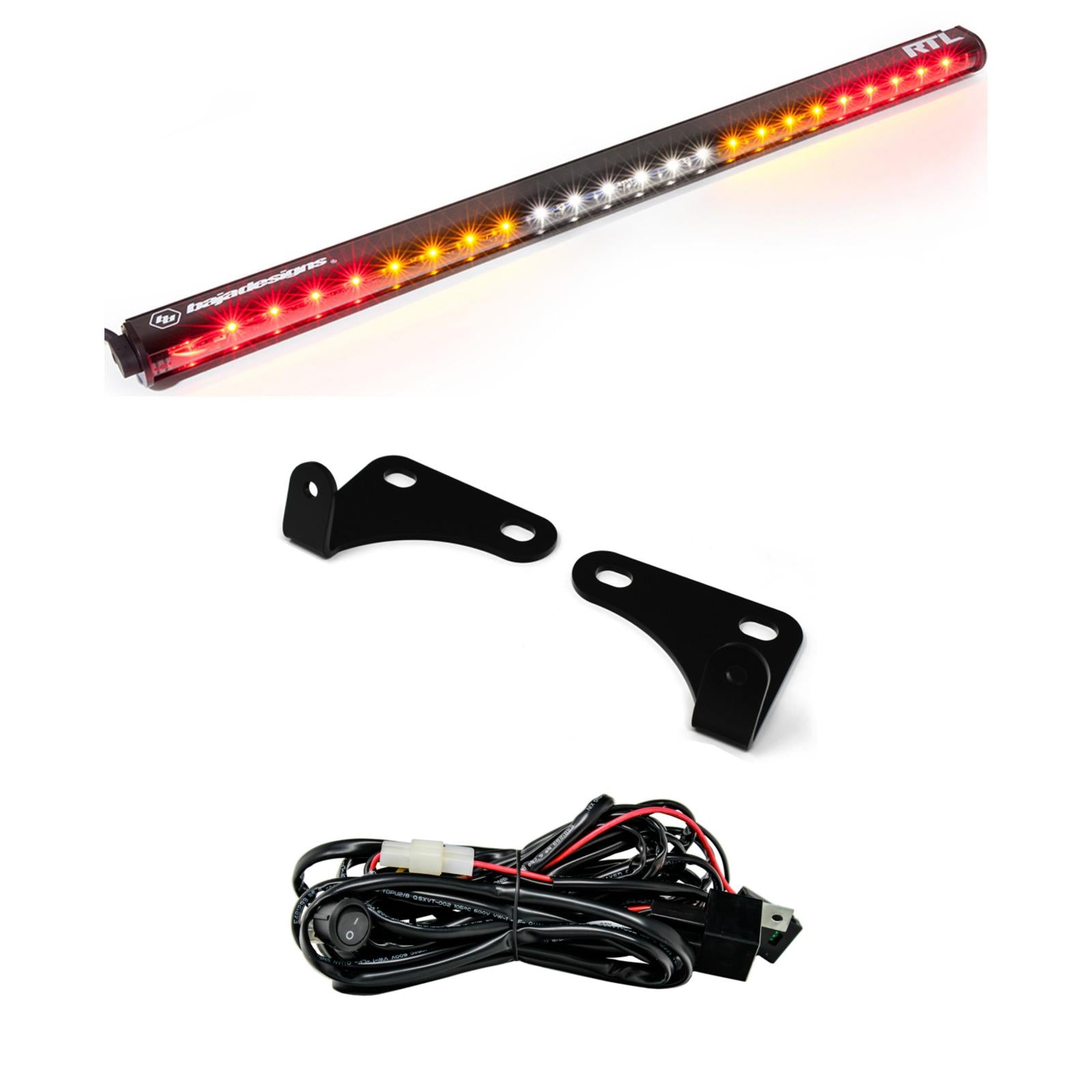 Baja Designs | Tail light | Polaris RZR 15-18 2 Seat 30 Inch RTL Rear Light Bar with Bracket Kit Baja Designs | 447811