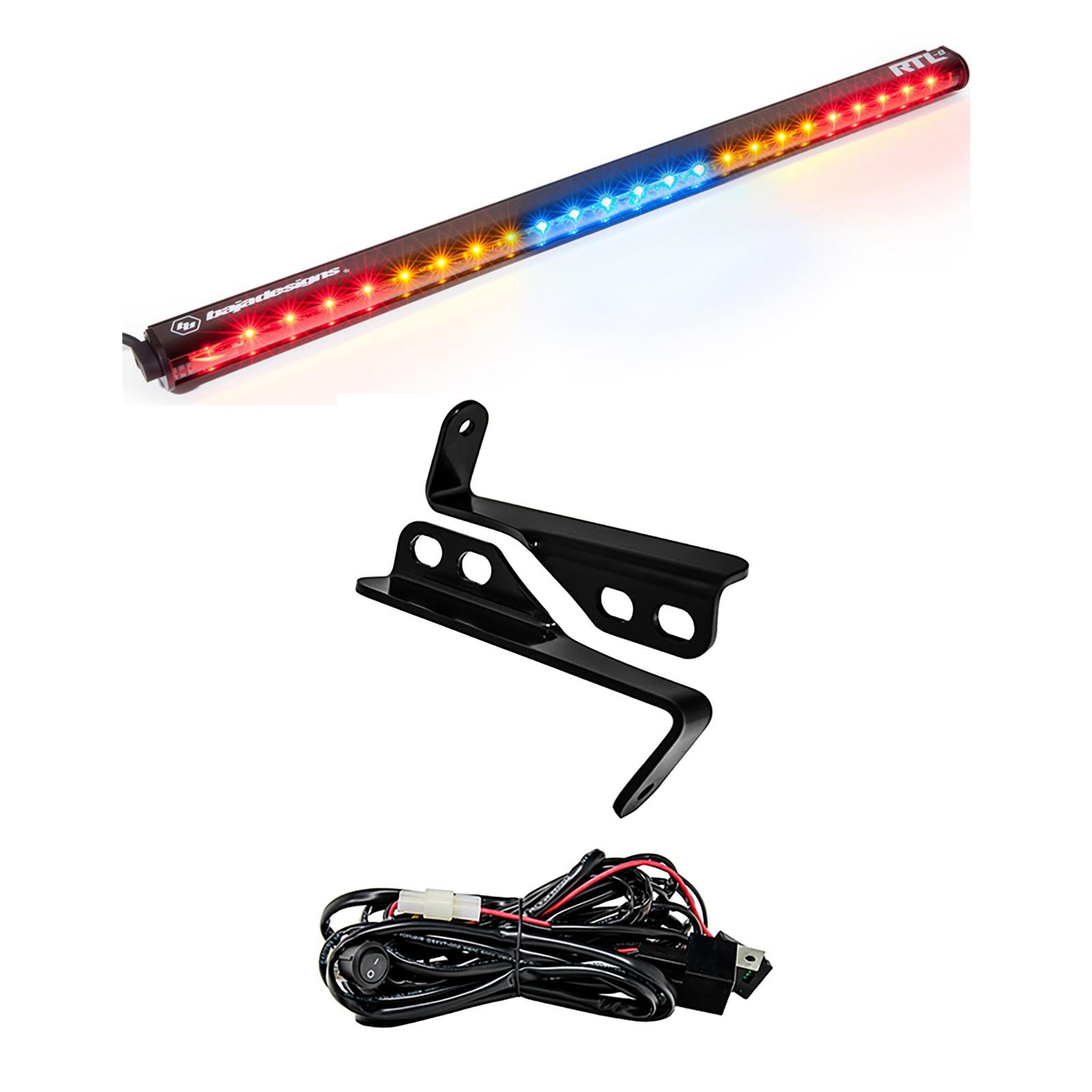 Baja Designs | Tail light | Polaris RZR 15-18 4 Seat 30 Inch RTL-B Rear Light Bar with Bracket Kit Baja Designs | 447818