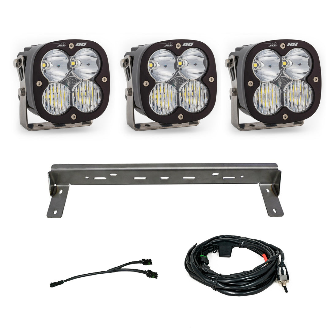 Baja Designs | LED Light Kit | Chevy XL 80 Bumper Kit Driving/Racer Spot/Wide Cornering - Chevy 2015-2019 Silverado 2500/3500 HD Baja Designs | 447842