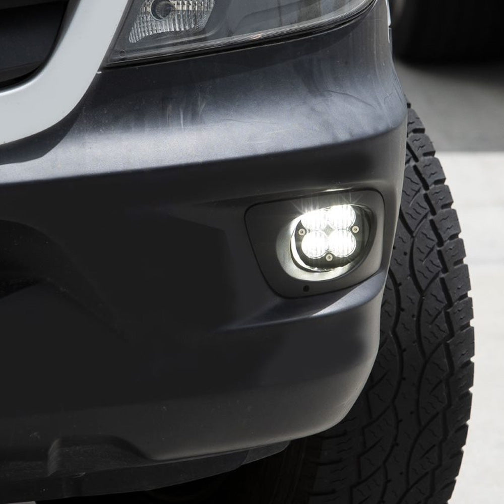 Baja Designs | Fog Lights | Squadron Pro Fog Pocket Kit 19-24 Sprinter 1500/2500/3500 (Wide Cornering; Clear) | 447864