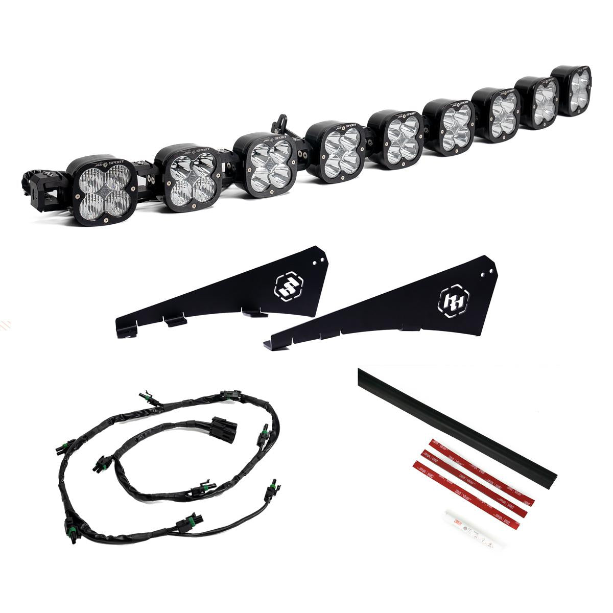 Baja Designs | LED Light Kit | Toyota Tundra 22-Present 9XL Linkable Roof Kit Baja Designs | 448158