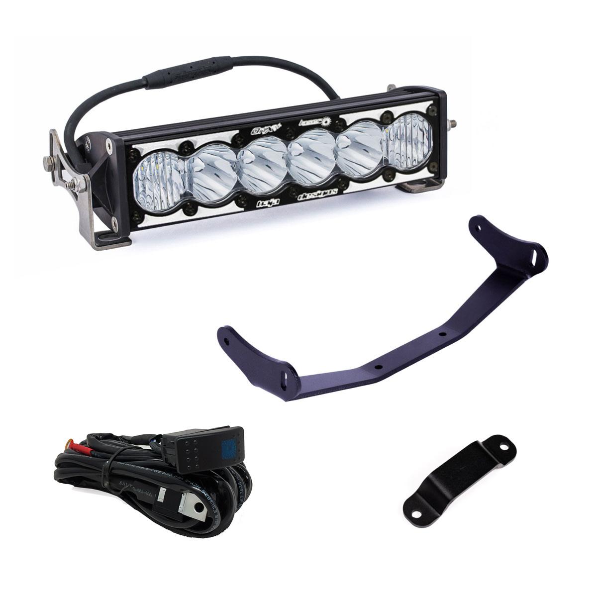 Baja Designs | LED Light Kit | Can-Am, Maverick R, 10 Inch OnX6+ Laser Hybrid Shock Tower Kit Baja Designs | 448194