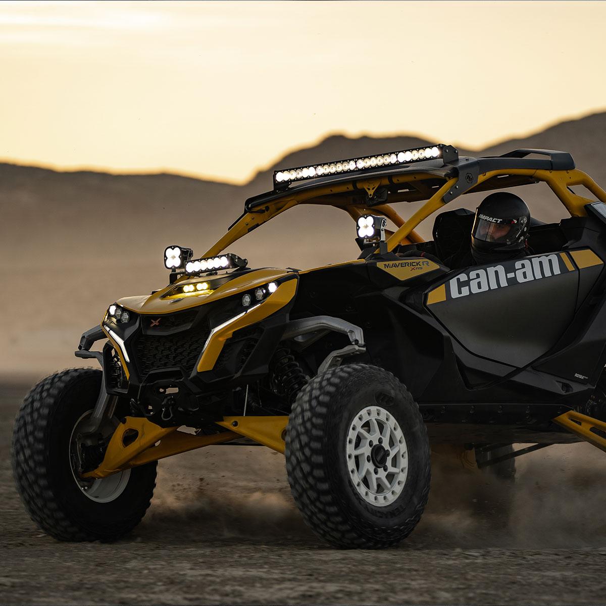 Baja Designs | LED Light Kit | Can-Am, Maverick R, 40 Inch OnX6+ Roof Mount Kit Baja Designs | 448199