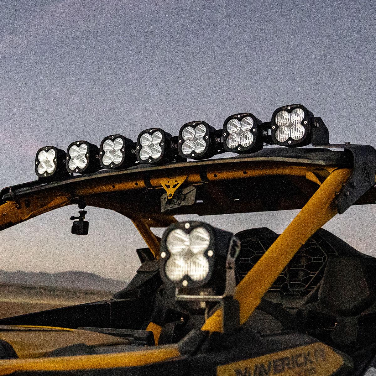 Baja Designs | LED Light Kit | Can-Am, Maverick R, 7XL Linkable Roof Mount Kit Baja Designs | 448200