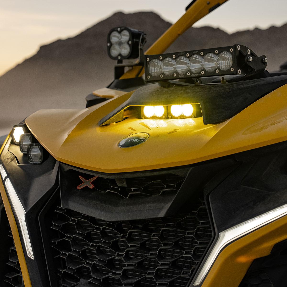 Baja Designs | LED Light Kit | Can-Am, Maverick R, Dual S2 Pro Hood Kit Baja Designs | 448208