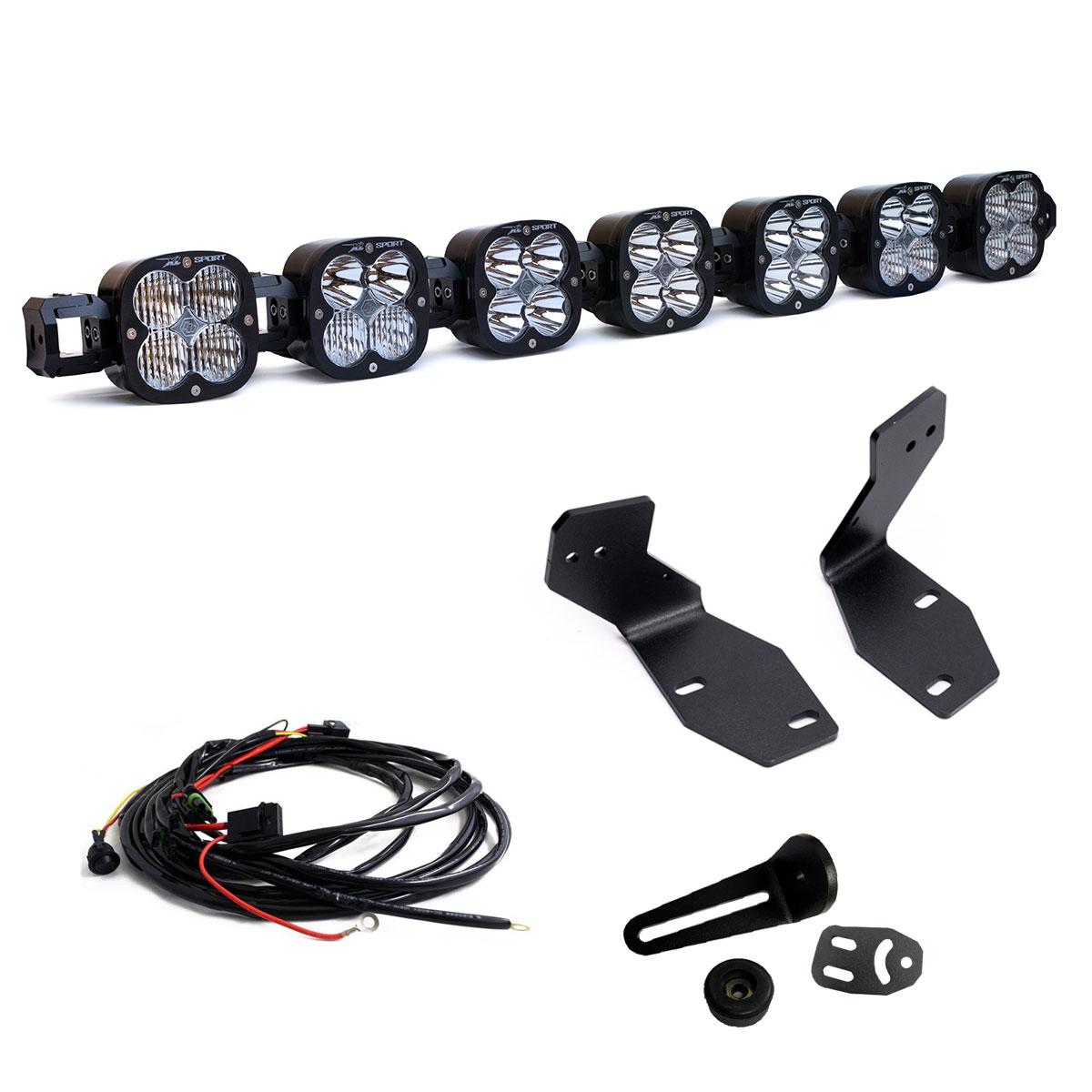 Baja Designs | LED Light Kit | 7XL Linkable Bumper Light Kit 2023-On Ford F-250/350 Super Duty Multi-Pattern Clear Wiring Type Toggle | 448229