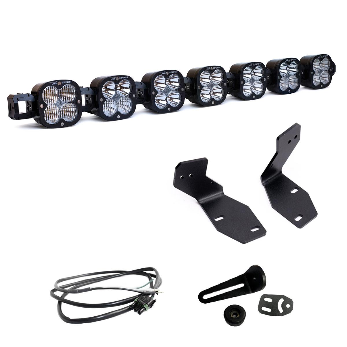 Baja Designs | LED Light Kit | 7XL Linkable Bumper Light Kit 2023-On Ford F-250/350 Super Duty Light Pattern: Multi-Pattern Clear Upfitter | 448229UP