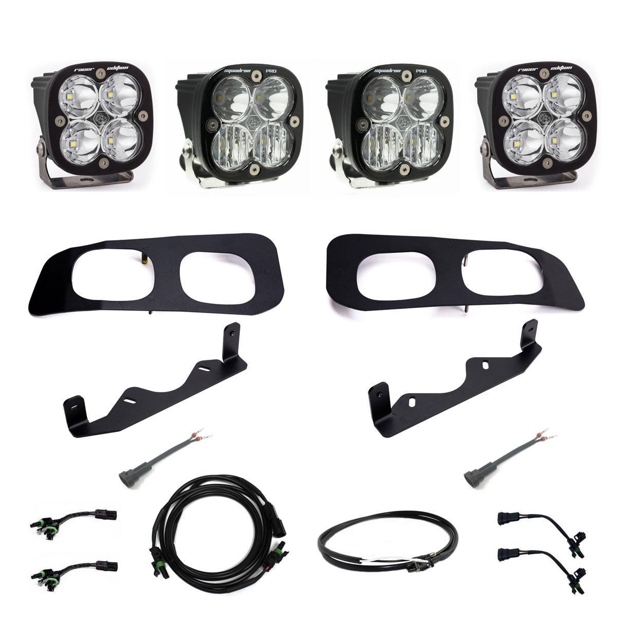 Baja Designs | Fog Lights | Ford Super Duty 2023-On  Dual Unlimited Fog Pocket Upfitter Kit Baja Designs | 448255UP