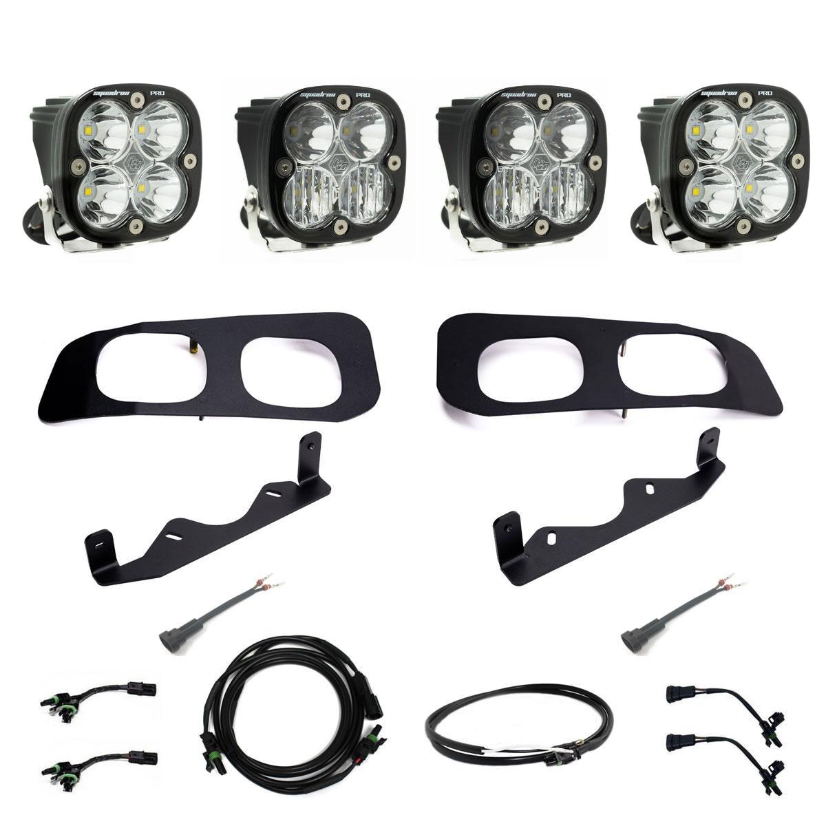 Baja Designs | Fog Lights | Ford Super Duty 2023-On  Dual Pro Fog Pocket Upfitter Kit Baja Designs | 448256UP