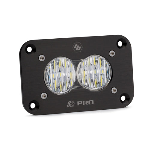 Baja Designs | Work Lights | LED Work Light Flush Mount Clear Lens Wide Cornering Pattern S2 Pro Baja Designs | 481005