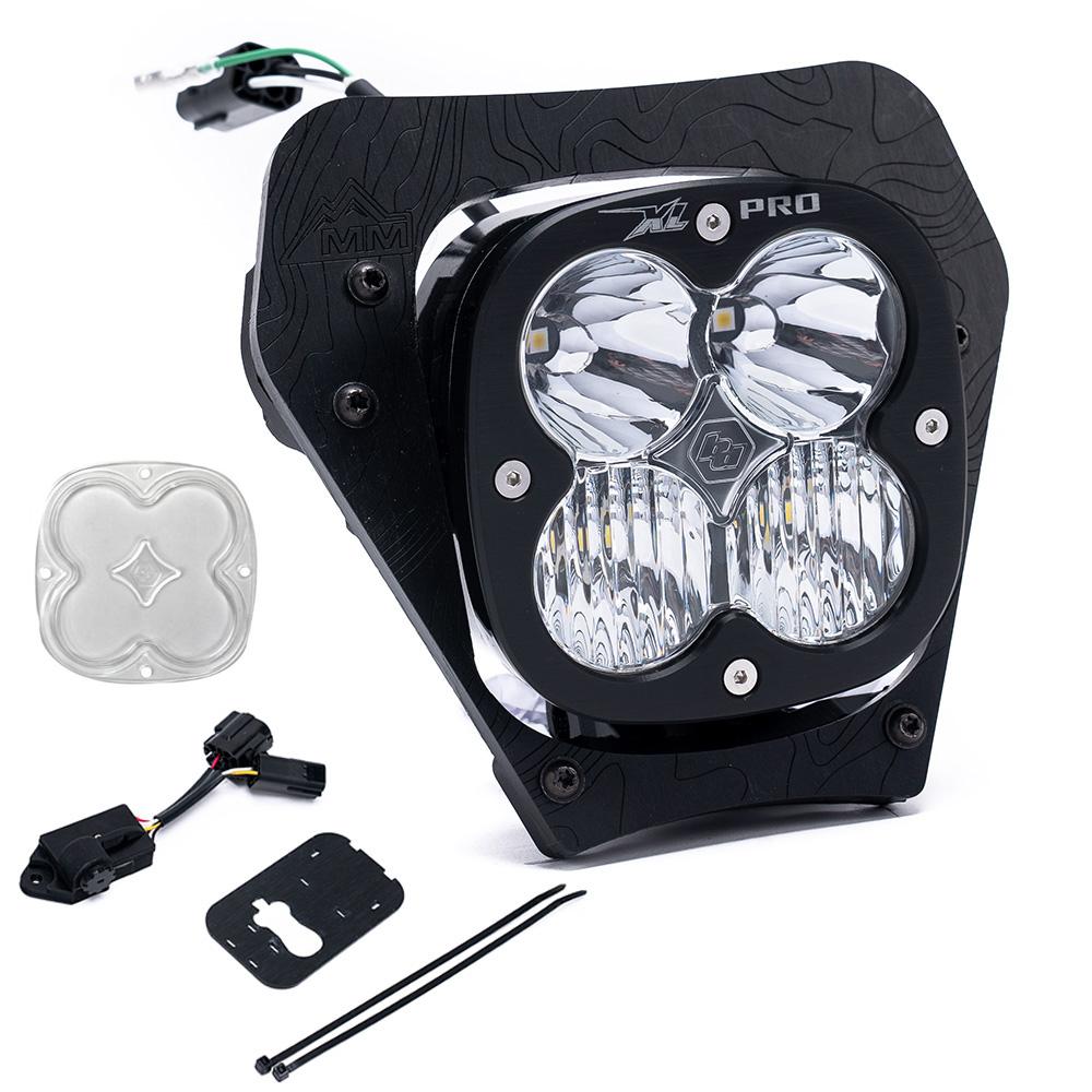 Baja Designs | Headlight Kit | KTM XL Pro D/C Headlight Kit w/ Dimmer 2024 450 XCF-W 350 XW-F 500 XW-F 150 XC-W 250 XC-W 300 XC-W Spot Clear | 507107