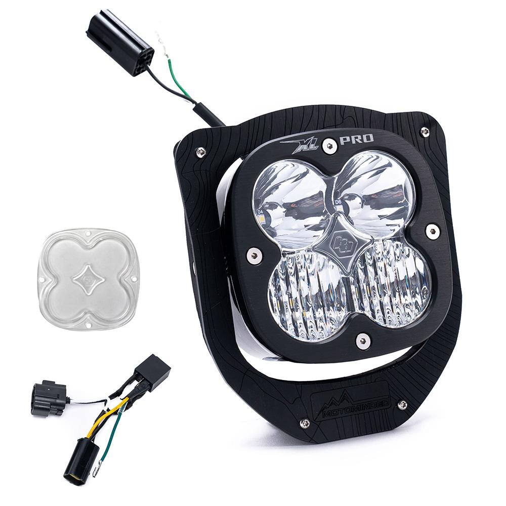 Baja Designs | Headlight Kit | Husqvarna XL Pro D/C Headlight Kit w/ Hi-Low Harness 2024 FE 350S FE 501S FE350W FE 501W FE 450 TE 150 TE 250 TE 300 Driving Combo Clear | 507109