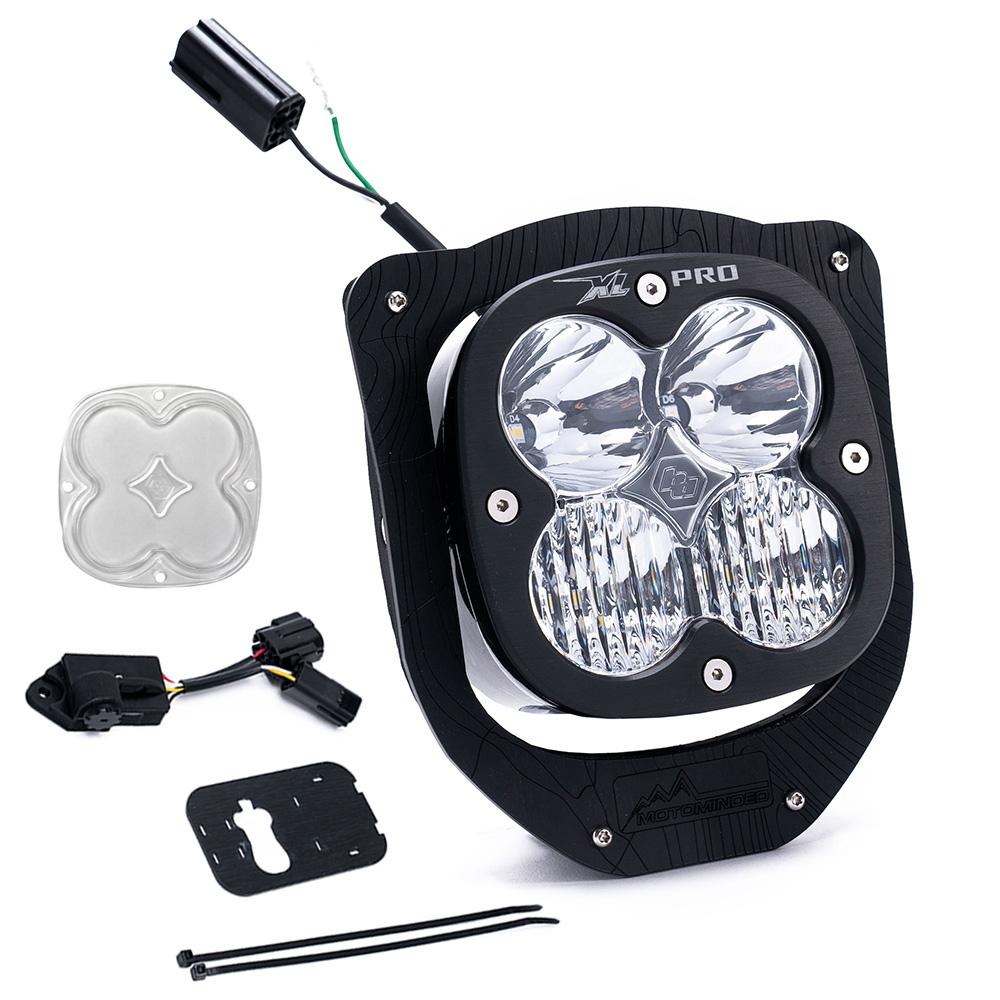 Baja Designs | Headlight Kit | Husqvarna XL Pro D/C Headlight Kit w/ Dimmer 2024 FE 350S FE 501S FE350W FE 501W FE 450 TE 150 TE 250 TE 300 Driving Combo Clear | 507111