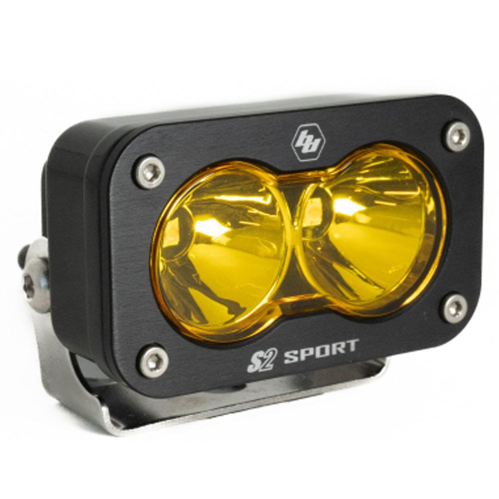 Baja Designs | Work Lights | LED Work Light Amber Lens Spot Pattern Each S2 Sport Baja Designs | 540011