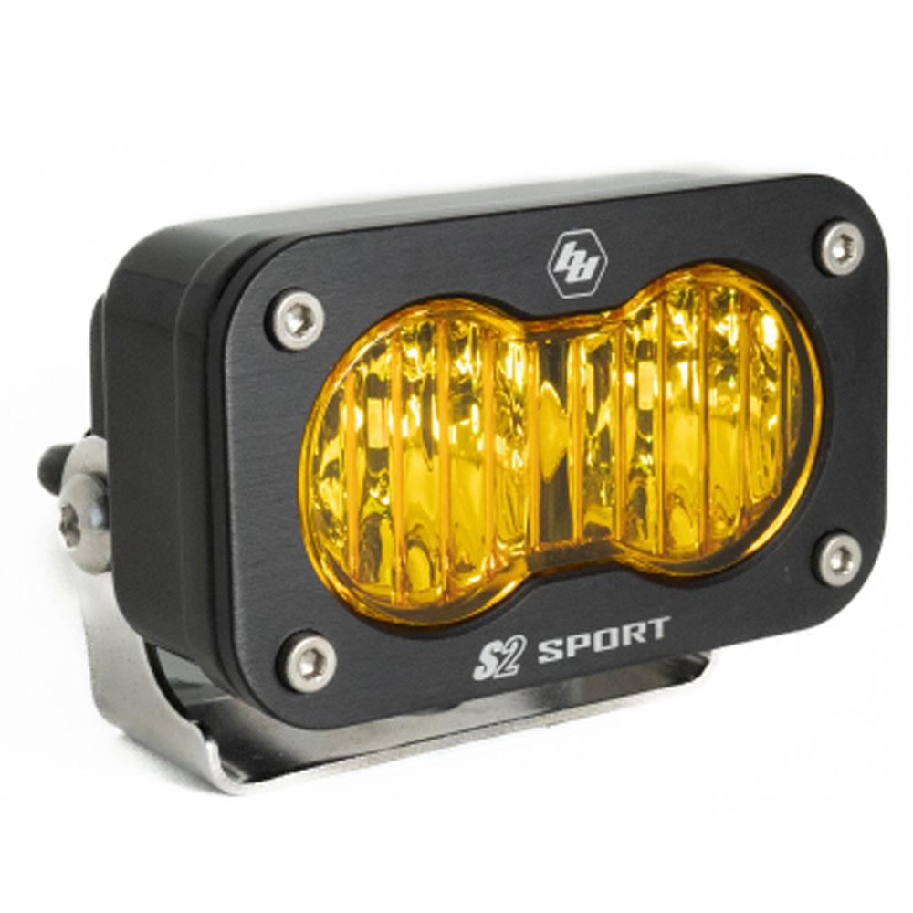 Baja Designs | Work Lights | LED Work Light Amber Lens Wide Cornering Pattern Each S2 Sport Baja Designs | 540015