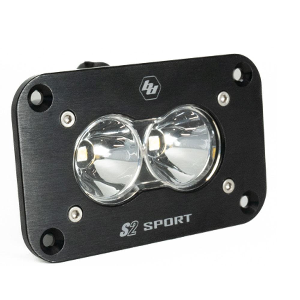 Baja Designs | Work Lights | LED Work Light Clear Lens Spot Pattern Flush Mount Each S2 Sport Baja Designs | 541001