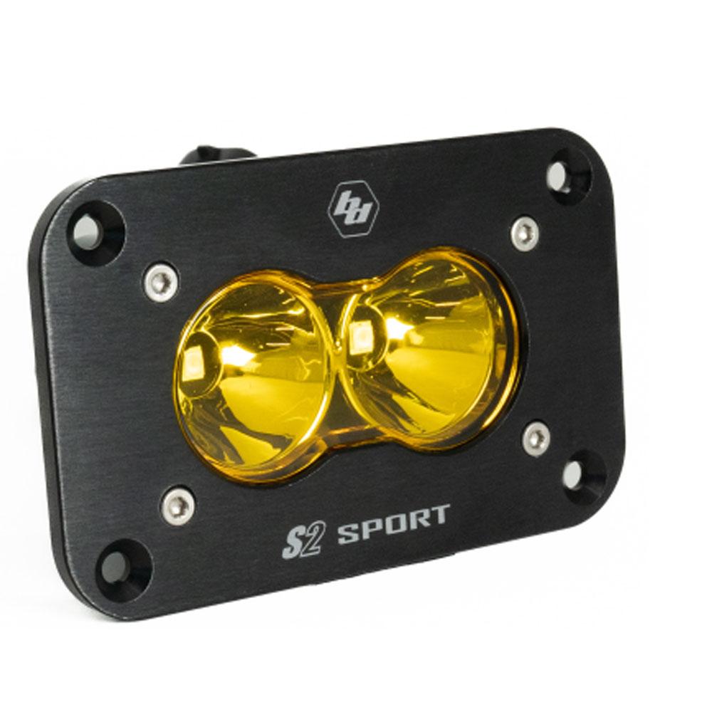 Baja Designs | Work Lights | LED Work Light Amber Lens Spot Pattern Flush Mount Each S2 Sport Baja Designs | 541011