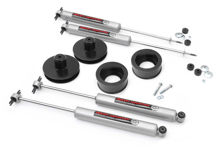 2 Inch Jeep Suspension Lift Kit 04-06 4WD Jeep Wrangler TJ Unlimited 97-06 4WD Jeep Wrangler TJ Rough Country